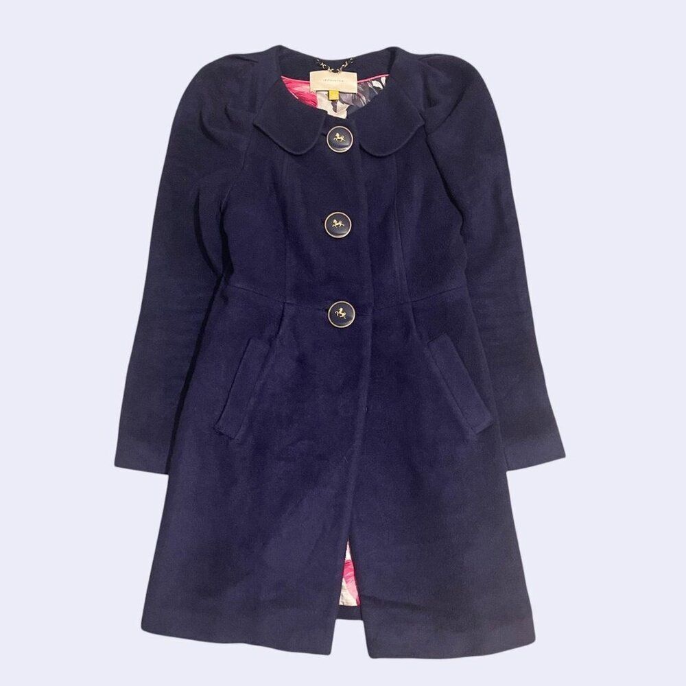 Vintage Leifsdottir wool blend coat size 6